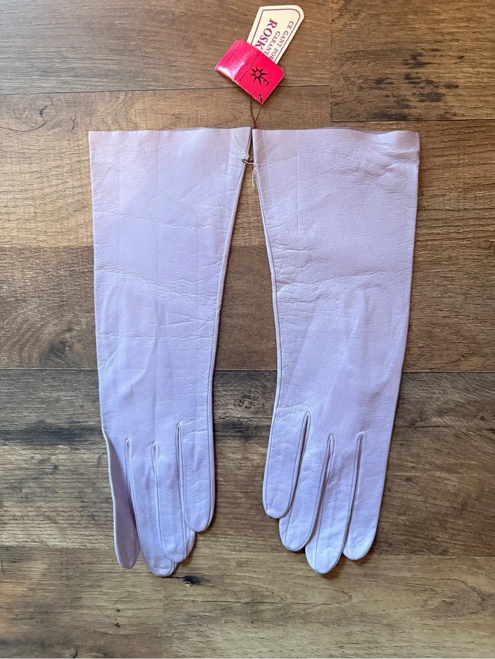 Light Lavender Leather Gloves